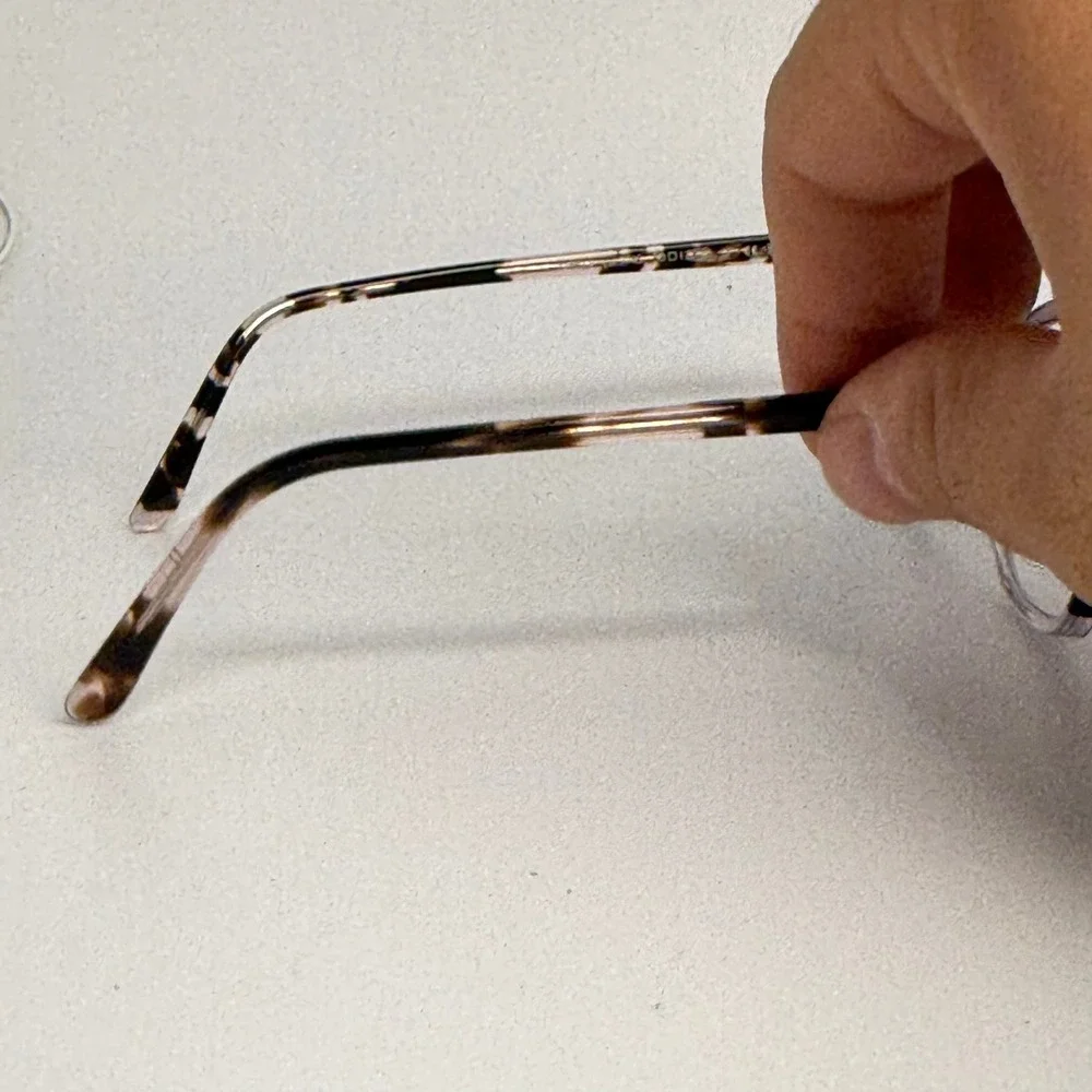 Nifties NI9514 Eyeglasses Purple Clear Tortoise Cat Eye Frame 50-17-140 col 3745